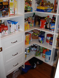 Filled, Organized Pantry